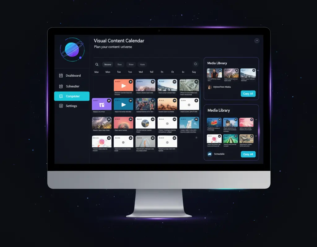 Content Calendar Interface