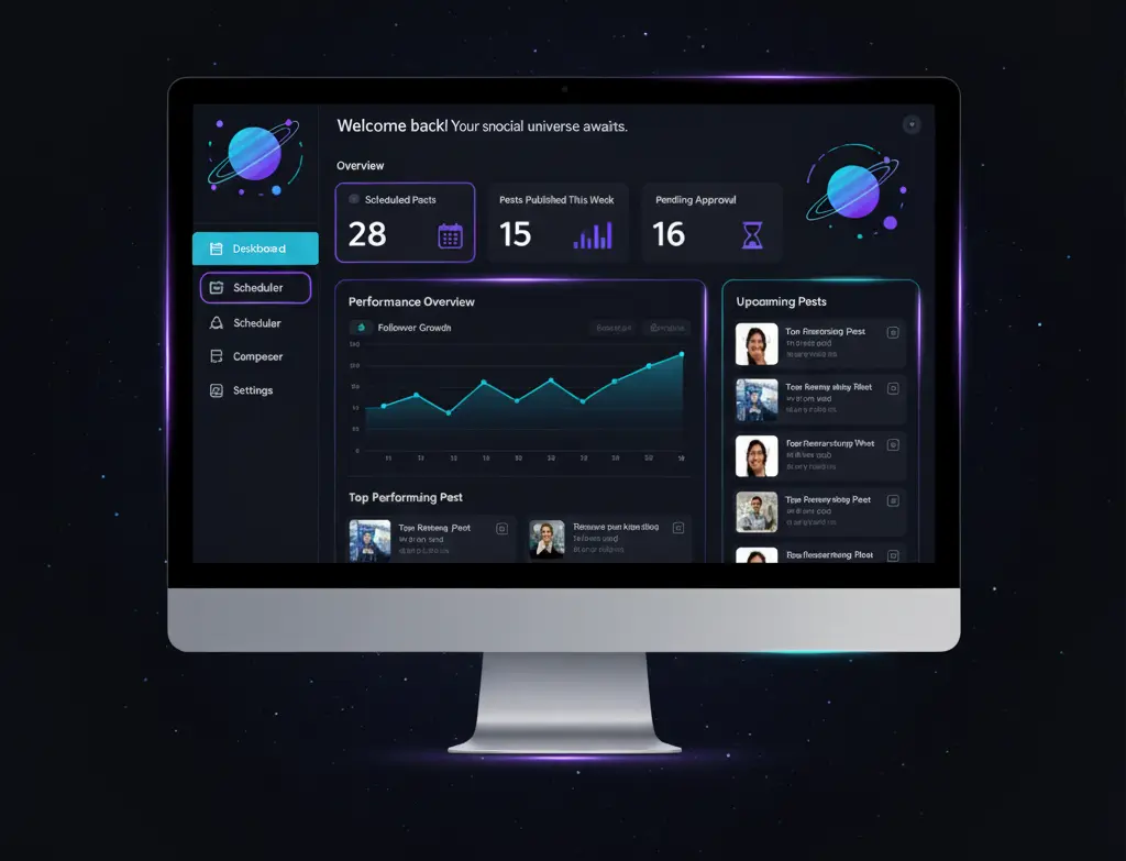 SocialShop Dashboard Preview
